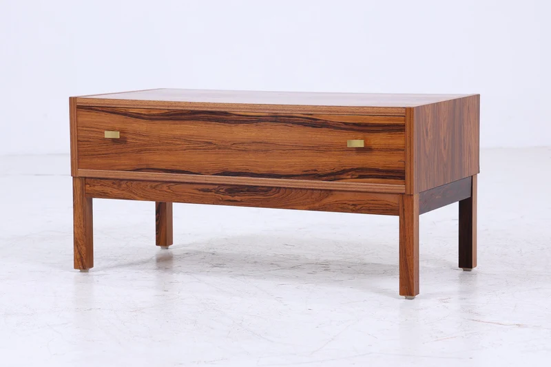 Vintage Schubladen Kommode | Mid Century Schubladen Schrank | Retro 60er Jahre Palisander Aufbewahrung