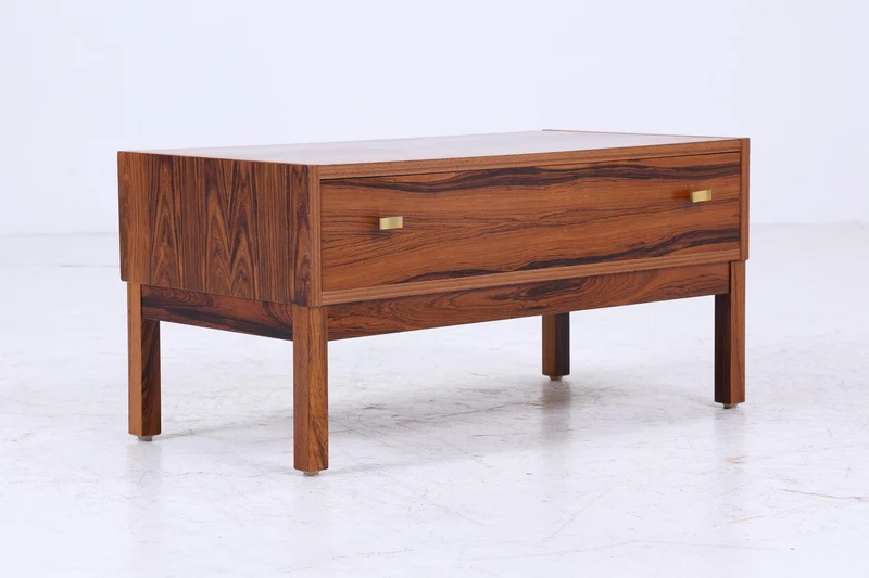 Vintage Schubladen Kommode | Mid Century Schubladen Schrank | Retro 60er Jahre Palisander Aufbewahrung