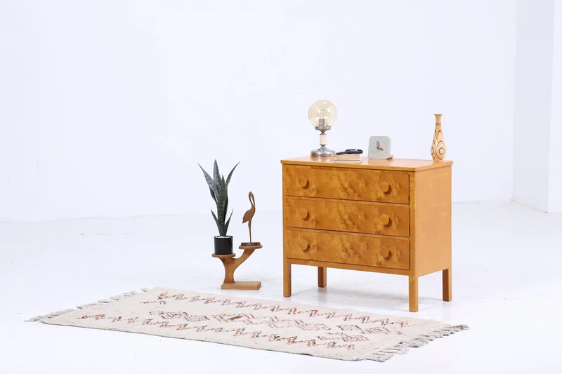 ❌SALE❌ 60er Jahre Schubladen Kommode im Biedermeier Stil | Mid Century Schubladen Schrank | Vintage Holz Aufbewahrung