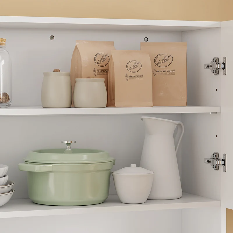 SoBuy | Hangeschrank | Wandschrank hängend mit 2 Türen | White | 90×70×28.5 cm | BZR233-W
