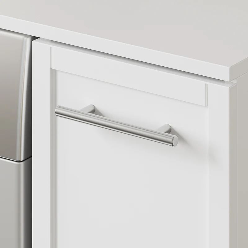 SoBuy | Waschmaschinenregal | Waschmaschinenunterschrank mit Schublade und Auszug | White | BZR229-W