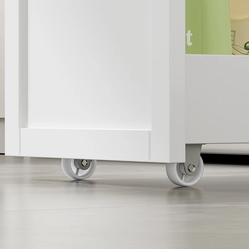 SoBuy | Waschmaschinenregal | Waschmaschinenunterschrank mit Schublade und Auszug | White | BZR229-W