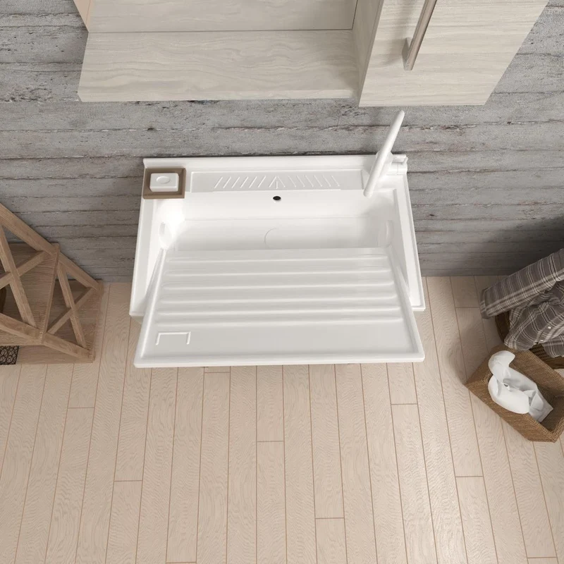 Lavatoio 2 ante da cm 60x50 colore rovere grigio