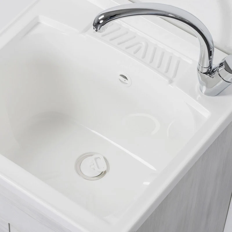 Lavatoio 2 ante da cm 60x50 colore rovere bianco