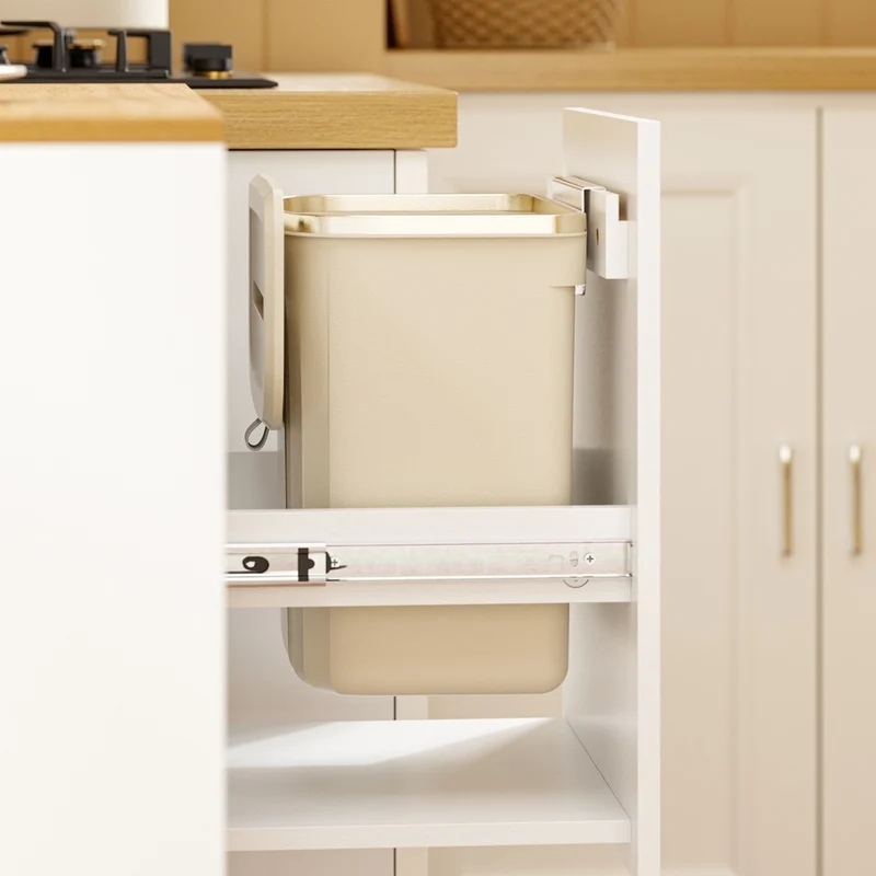 SoBuy | Küchenschränke | Küchenschrank freistehend mit Arbeitsplatte und | White | FSB111-WN