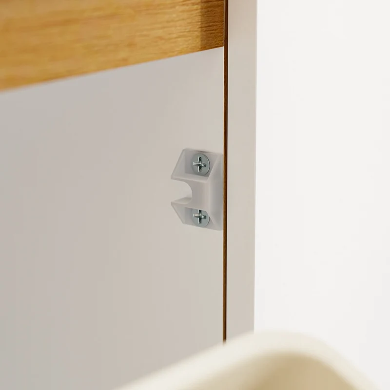 SoBuy | Küchenschränke | Küchenschrank freistehend mit Arbeitsplatte und | White | FSB111-WN