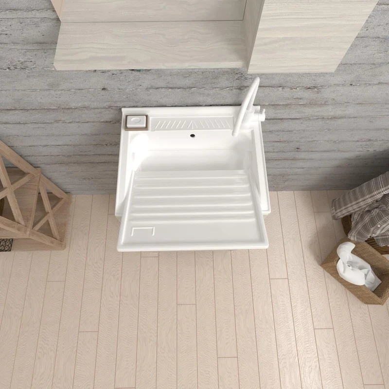 Lavatoio anta unica da cm 45x50 colore rovere grigio