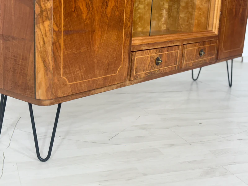 Sehr Schönes Vintage Highboard / Vitrine / Anrichte / Schrank