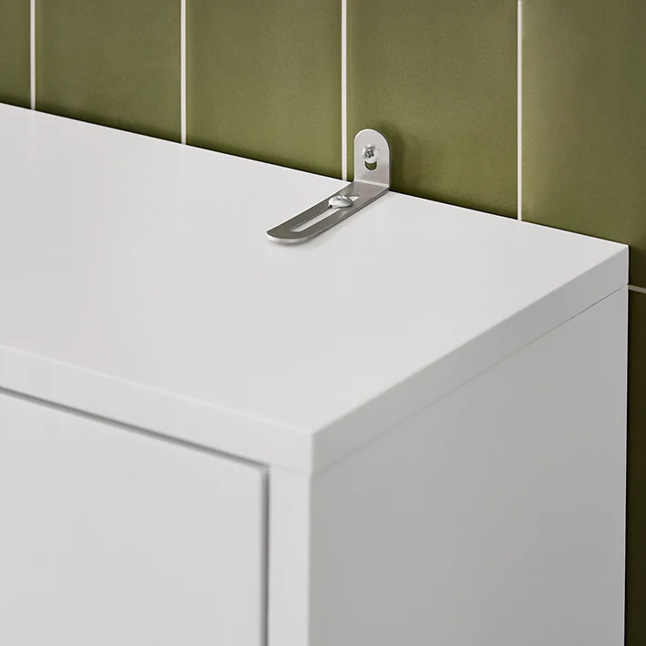 SoBuy | Waschmaschinenüberbau Toilettenregal | Waschmaschinenschrank mit Schrank | Weiß | BZR165-W
