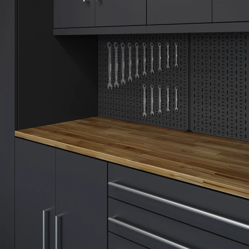 Prestige – Werkbankplatte (Stahl/Holz)