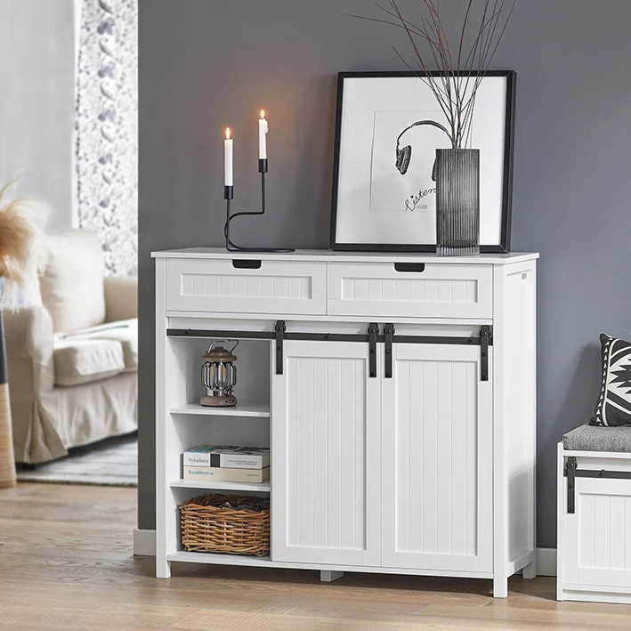 SoBuy | Küchenschrank | Sideboard | Flurschrank | Kommode | FSB74-W