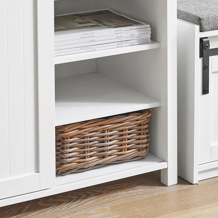 SoBuy | Küchenschrank | Sideboard | Flurschrank | Kommode | FSB74-W
