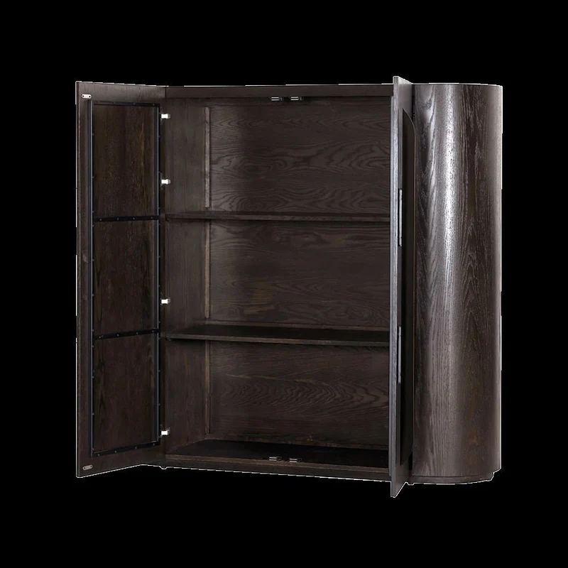 Eiche Schrank Allure dunkelbraun 150 cm