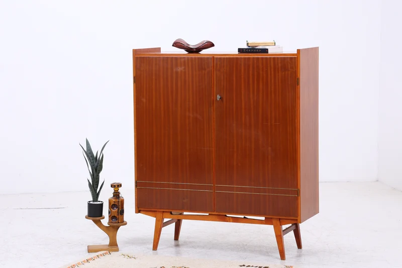 Vintage Mahagoni Wäscheschrank | 2 Türen | 3 Schubladen