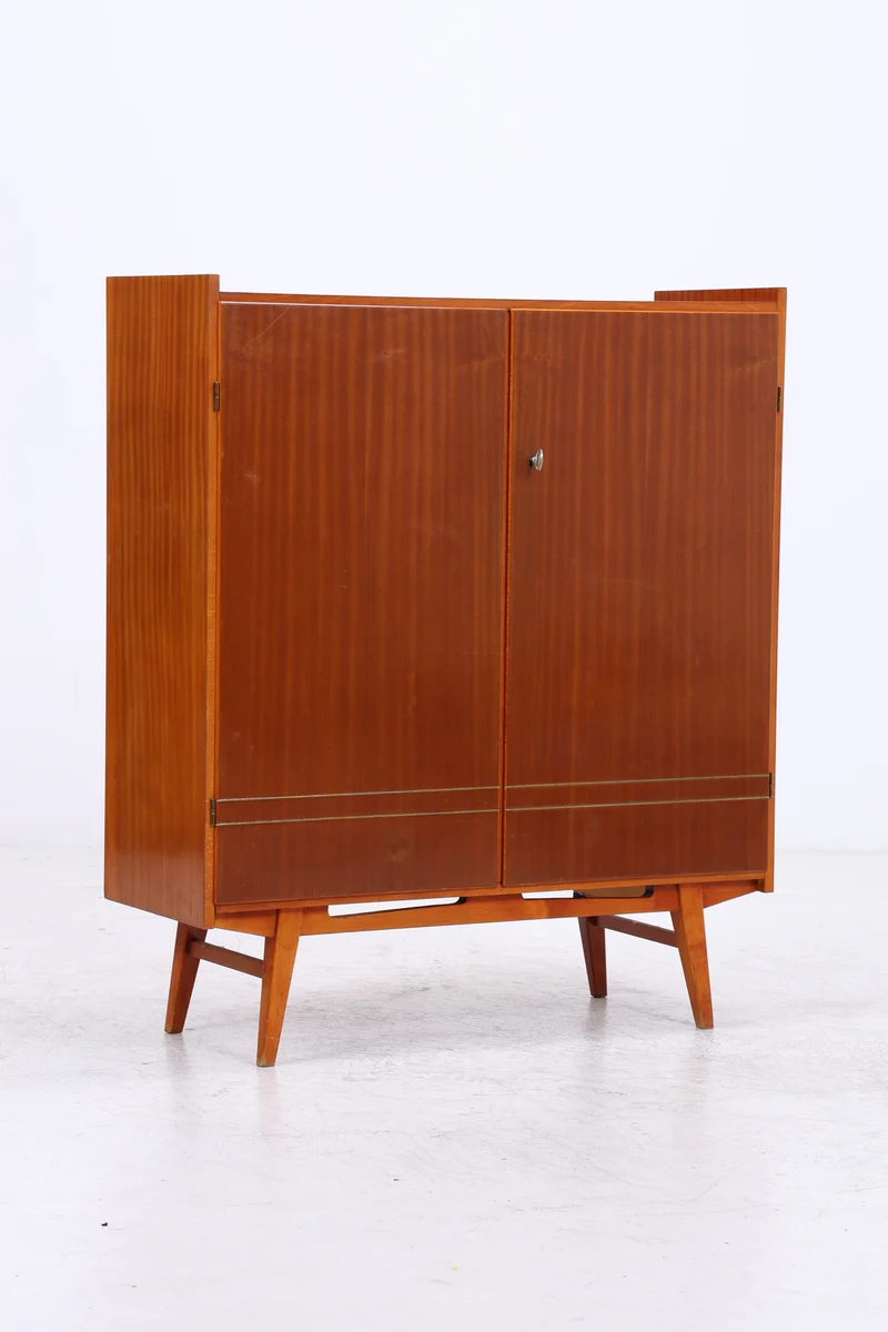 Vintage Mahagoni Wäscheschrank | 2 Türen | 3 Schubladen