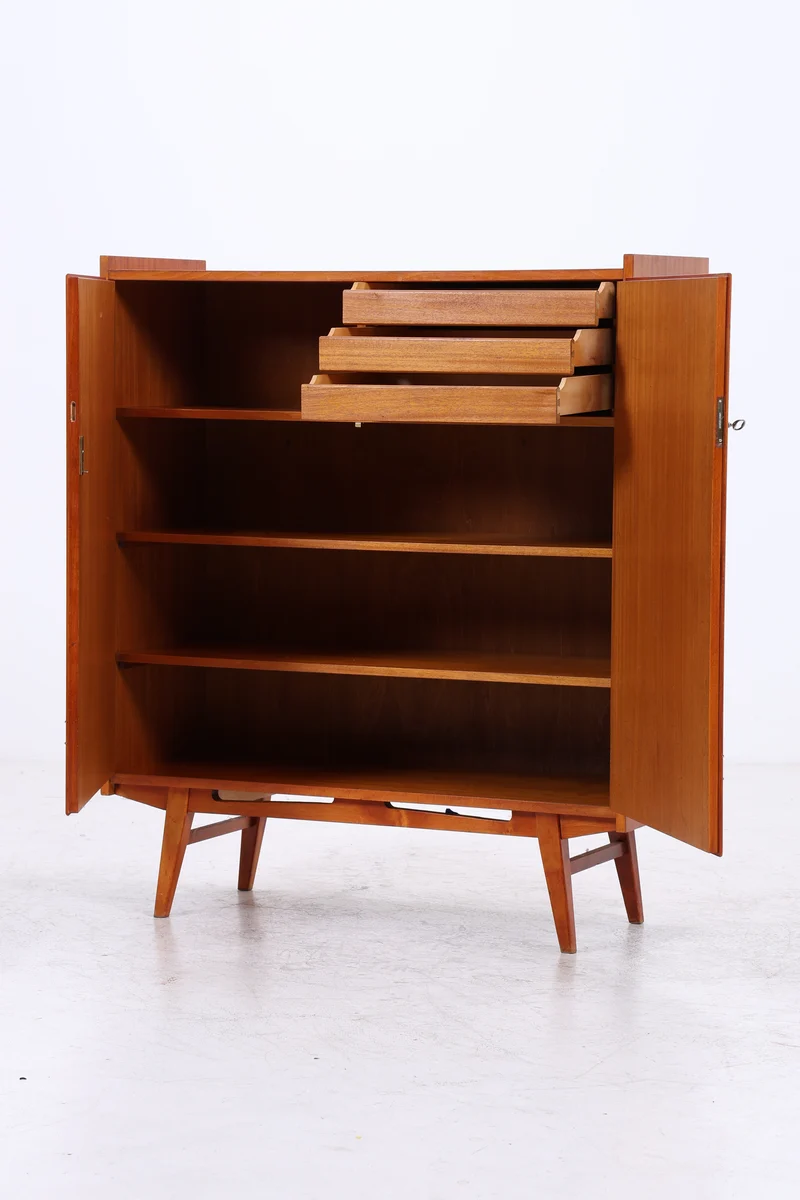 Vintage Mahagoni Wäscheschrank | 2 Türen | 3 Schubladen