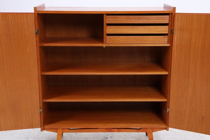 Vintage Mahagoni Wäscheschrank | 2 Türen | 3 Schubladen