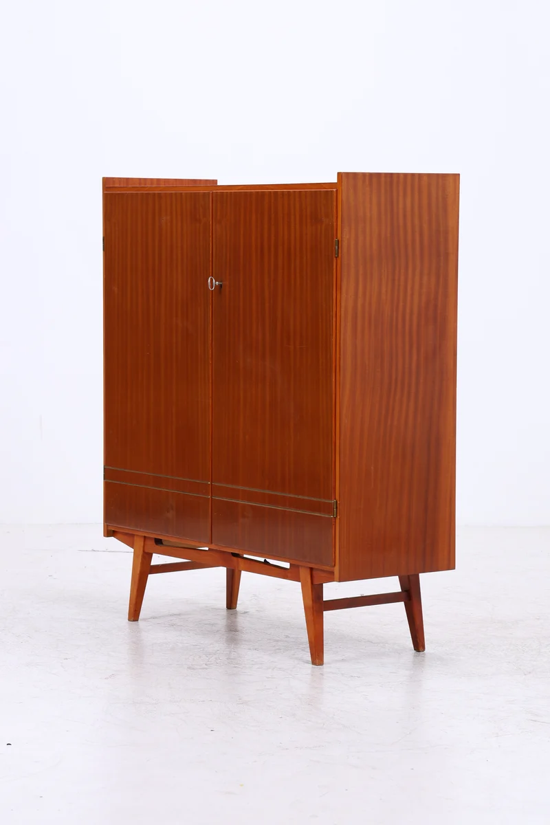 Vintage Mahagoni Wäscheschrank | 2 Türen | 3 Schubladen