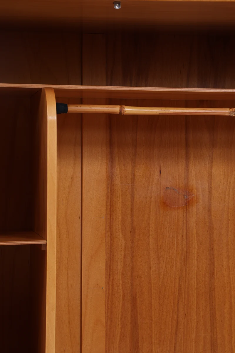 Vintage Kleiderschrank | 2 Türen | Mid Century | Garderobenschrank