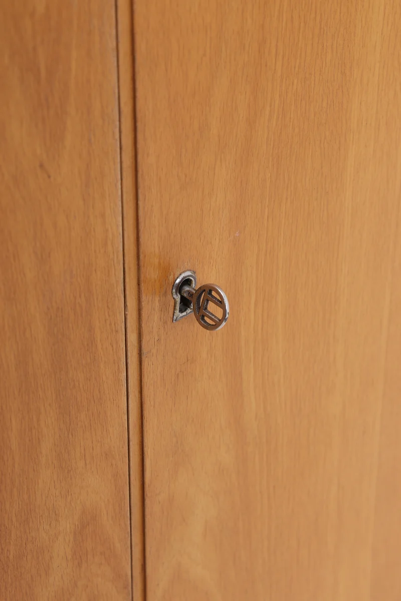 Vintage Kleiderschrank | 2 Türen | Mid Century | Garderobenschrank