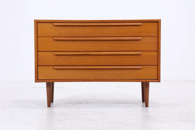 WK Möbel Kommode | Vintage Teak | 4 Schubladen | Mid Century