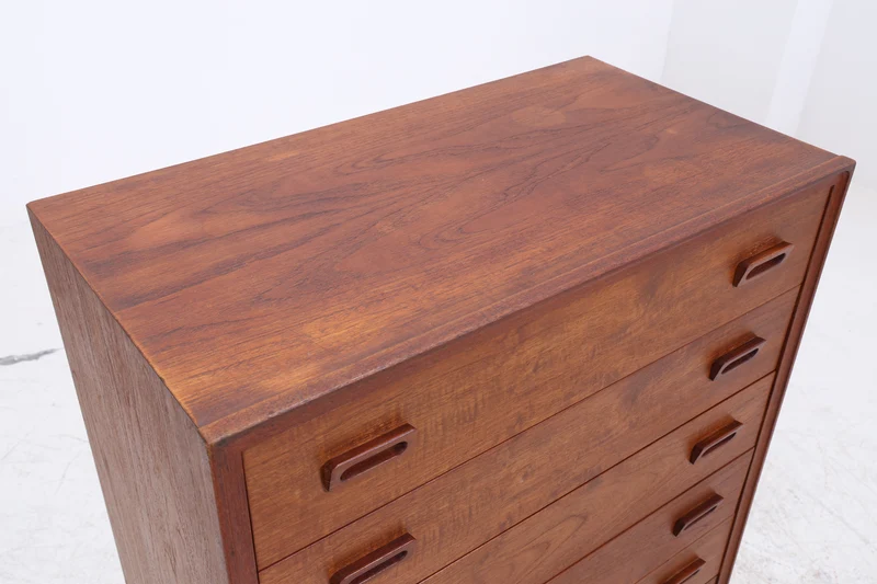 Vintage Teak Tallboy | Mid Century Kommode | 7 Schubladen
