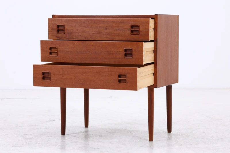 Vintage Teak Kommode | Danish Design | Mid Century | 3 Schubladen