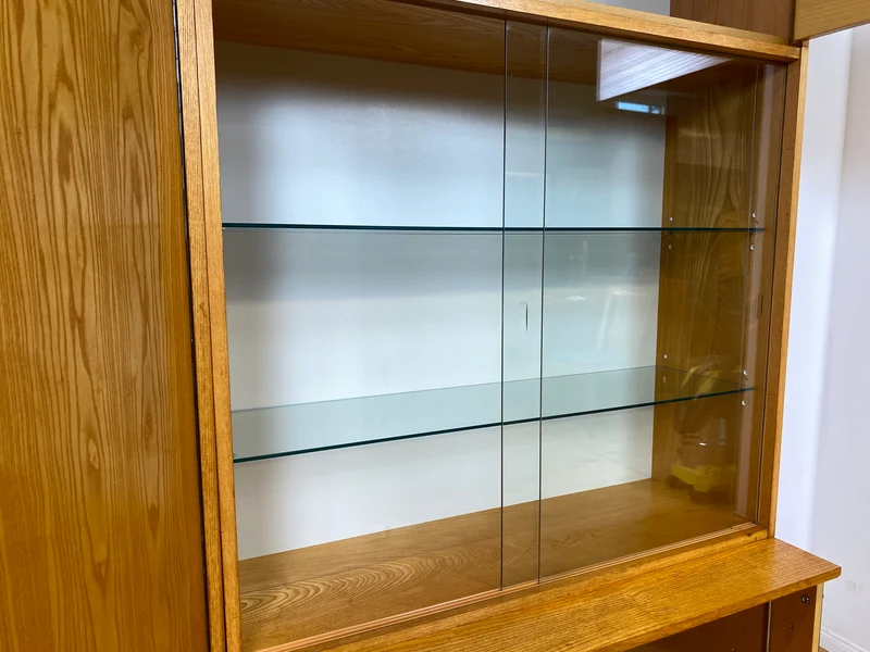 WMK I Stilvolles modulares Designer Regalsystem 430 I Joachim Nebelung I VEB Hellerau I Bücherschrank Highboard Regalwand Stringregal Wohnwand Vitrine Glasvitrine Mid-Century Vintage DDR 60er Retro I