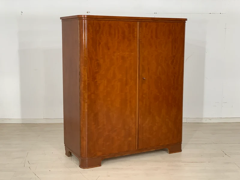 Mid Century Wäscheschrank Schrank Kleiderschrank Vintage