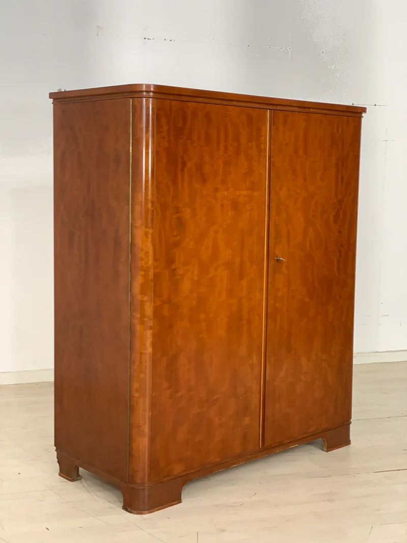 Mid Century Wäscheschrank Schrank Kleiderschrank Vintage