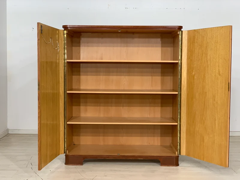 Mid Century Wäscheschrank Schrank Kleiderschrank Vintage