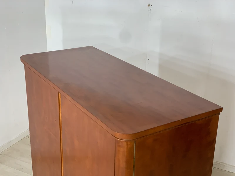 Mid Century Wäscheschrank Schrank Kleiderschrank Vintage