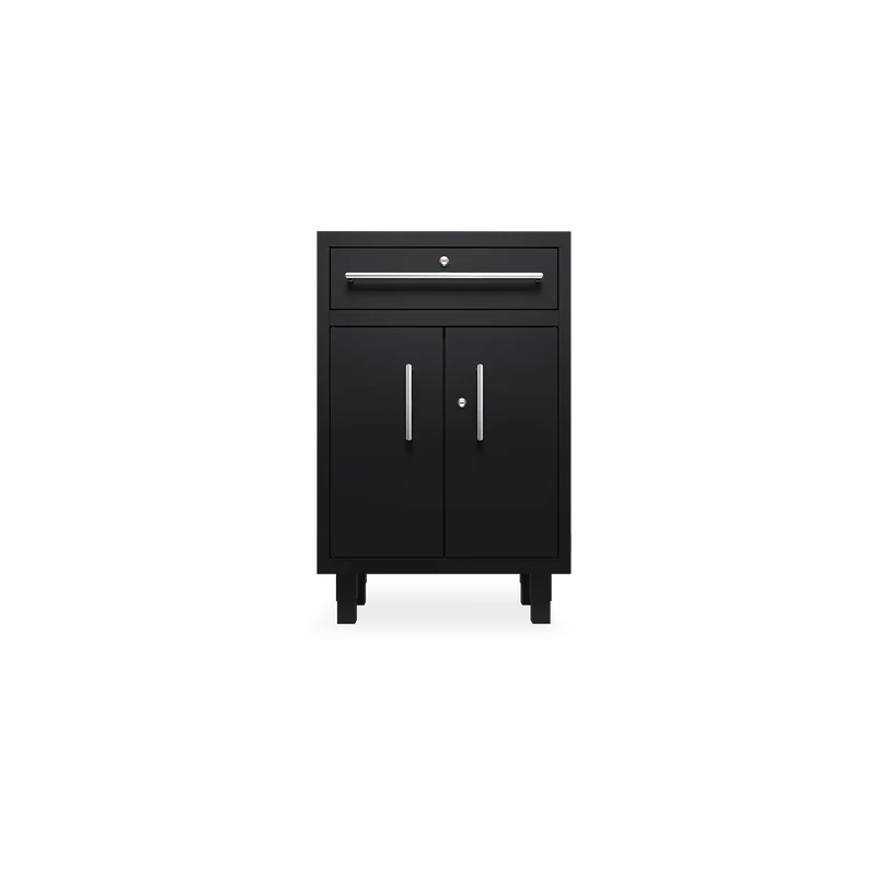 Essential – Profi-Werkstattschrank (Unterschrank) mit 1 FB, 2 Türen & Schublade