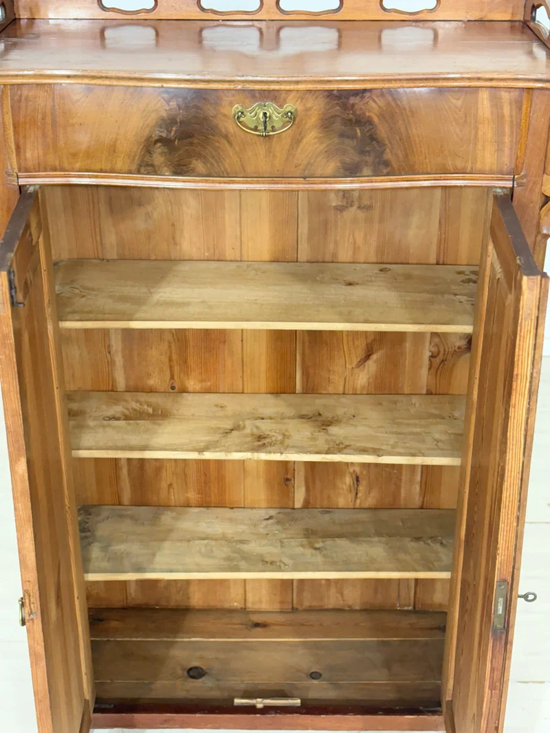 Antikes Gründerzeit Vertiko / Kommode / Schrank – um 1900