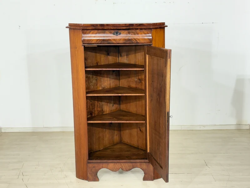 Biedermeier Eckschrank / Vertiko – um 1880