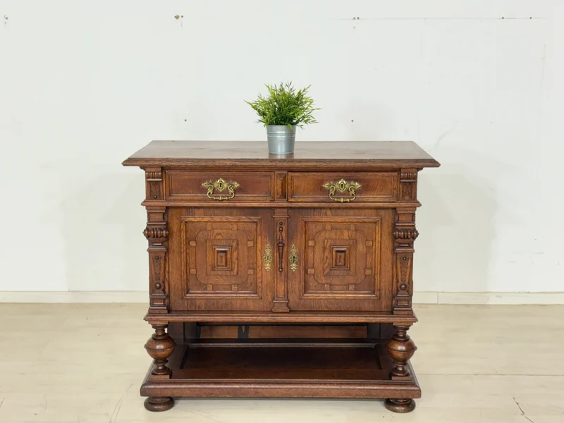 Gründerzeit Vertiko / Kommode / Wohnzimmerschrank – um 1880