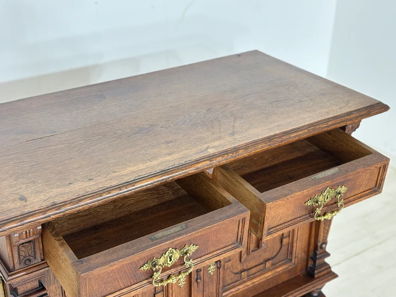 Gründerzeit Vertiko / Kommode / Wohnzimmerschrank – um 1880