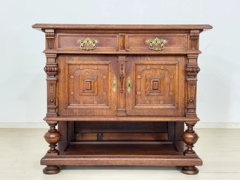 Gründerzeit Vertiko / Kommode / Wohnzimmerschrank – um 1880