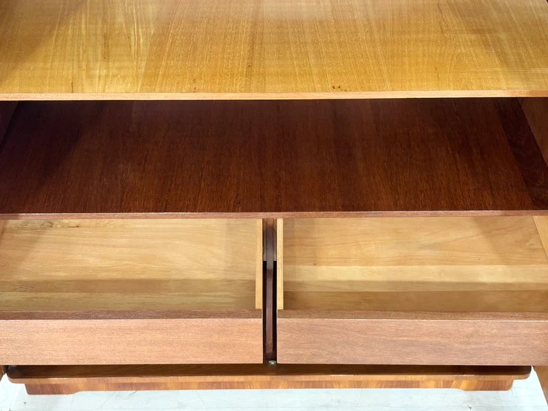 Vintage Wäscheschrank / Mid-Century Kleiderschrank / 60er Jahre Schrank