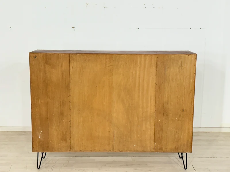 Mid-Century Highboard / Sideboard / Vitrine / Wohnzimmerschrank – 60er Jahre