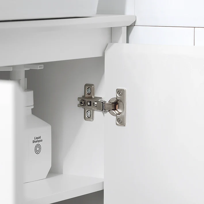 SoBuy | Waschbeckenunterschrank | Badezimmerschrank | Waschtisch | Weiß | BZR108-W