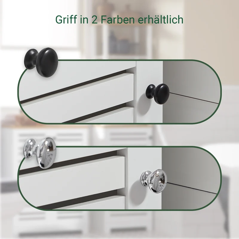 SoBuy | Bad Hochschrank | Badschrank Weiß | Badezimmermöbel | BZR43-W