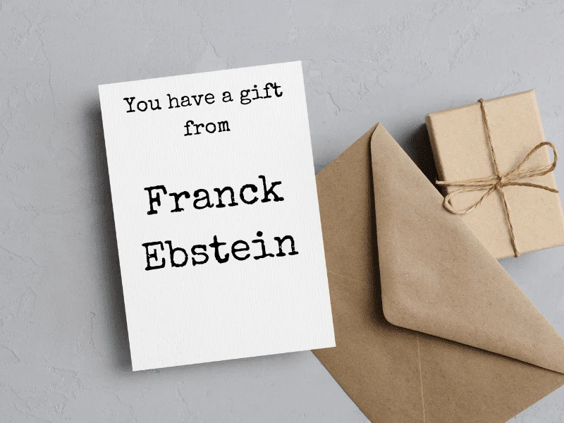 Carte cadeau Franck Ebstein