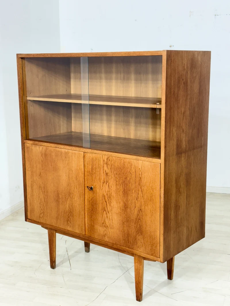 Vintage Hellerau Highboard Wäscheschrank Schrank Geschirrschrank