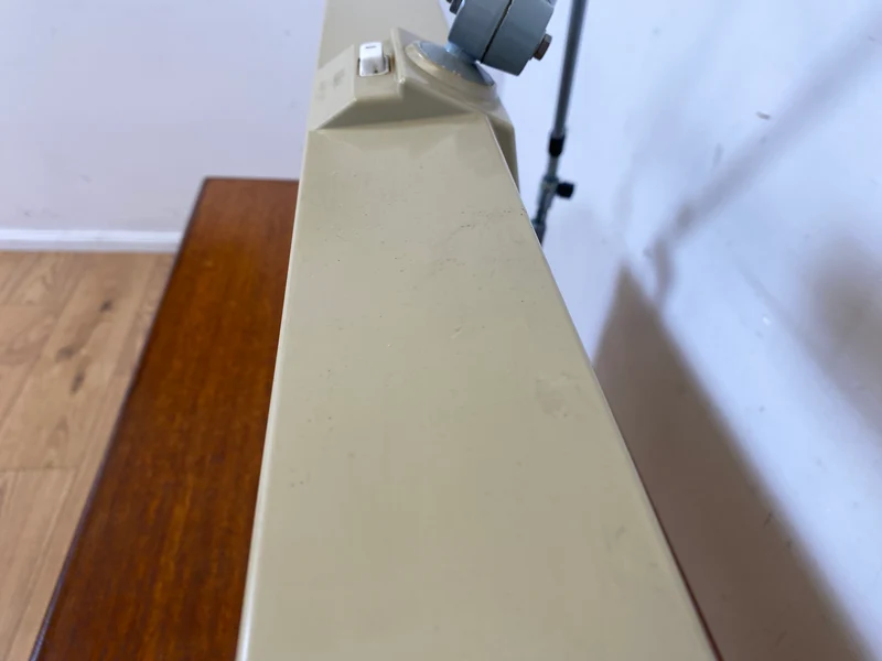Kultige vollfunktionsfähige DDR Industrie Tischleuchte ILBA mit Gelenkarm I Lampe Leuchte Architektenlampe Schreibtischlampe Arbeitsleuchte Vintage Retro Werkstatt Ostalgie Design I