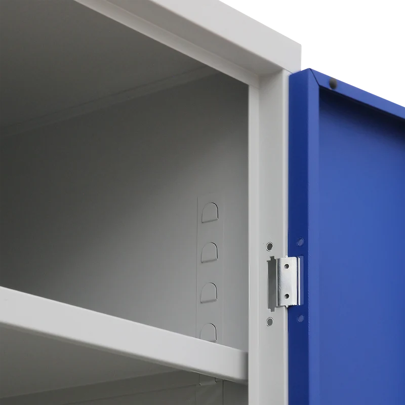 Kompakter Stahlschrank – 600 x 600 (4,5 OH) – Korpus in Lichtgrau