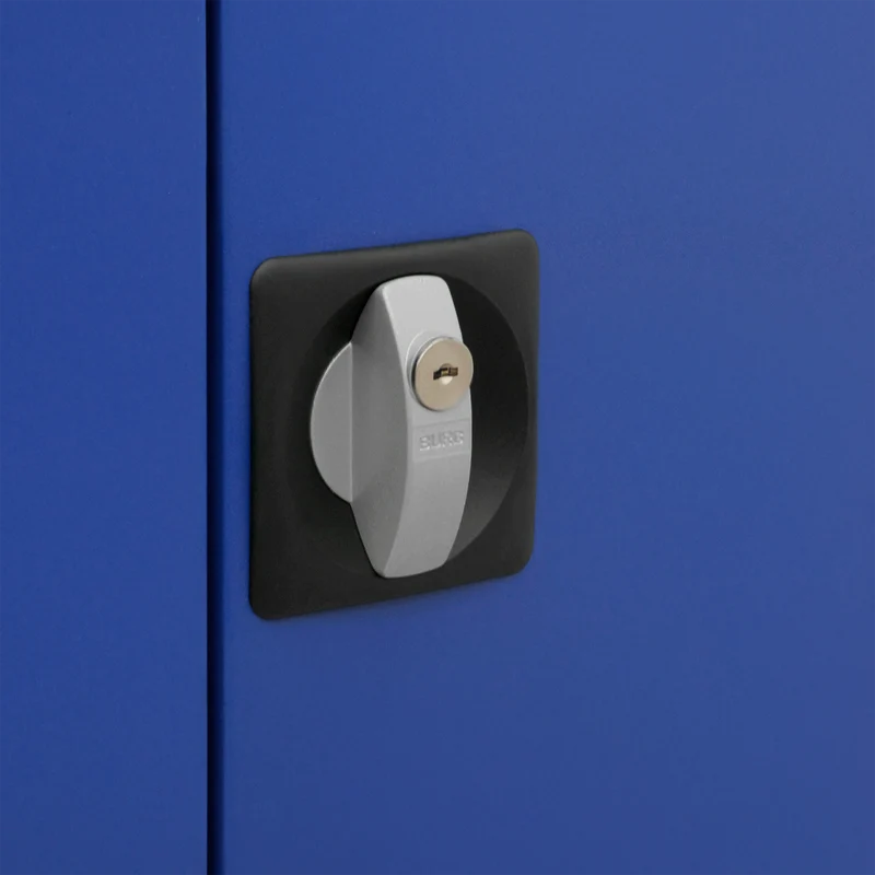 Kompakter Stahlschrank – 600 x 600 (4,5 OH) – Korpus in Lichtgrau
