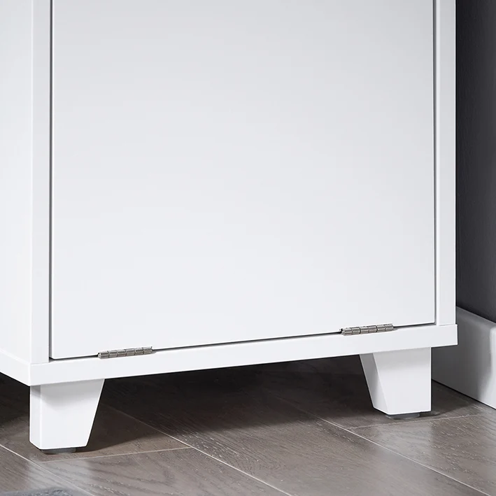 SoBuy | Wäscheschrank mit ausklappbarem Wäschesack | Wäschesammler | Wäschetruhe | BZR146-W