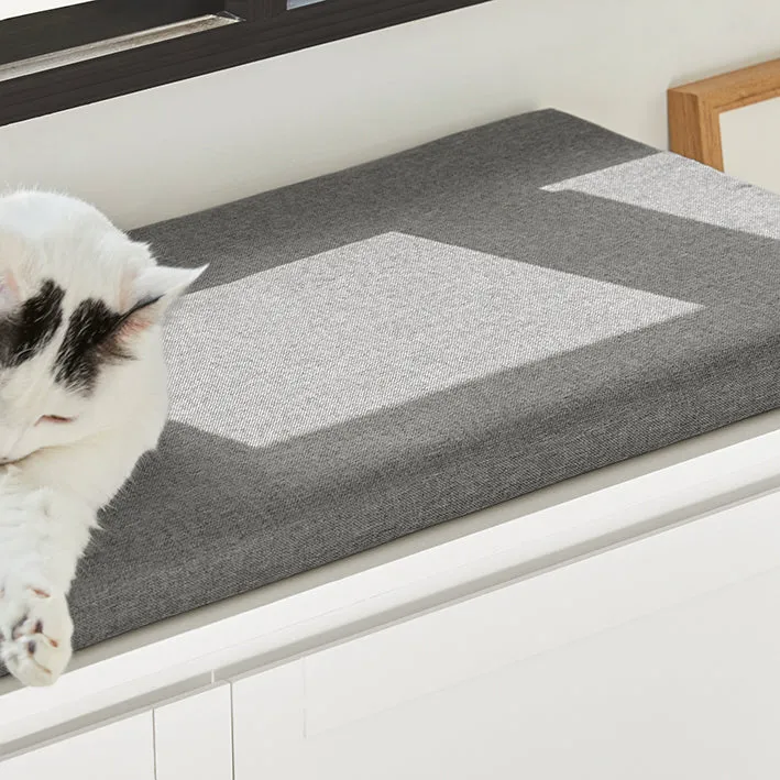 SoBuy | Katzenhaus mit Katzennäpfe | Tierhaus | Schuhbank mit Katzenhaus | Weiß | FSR136-W