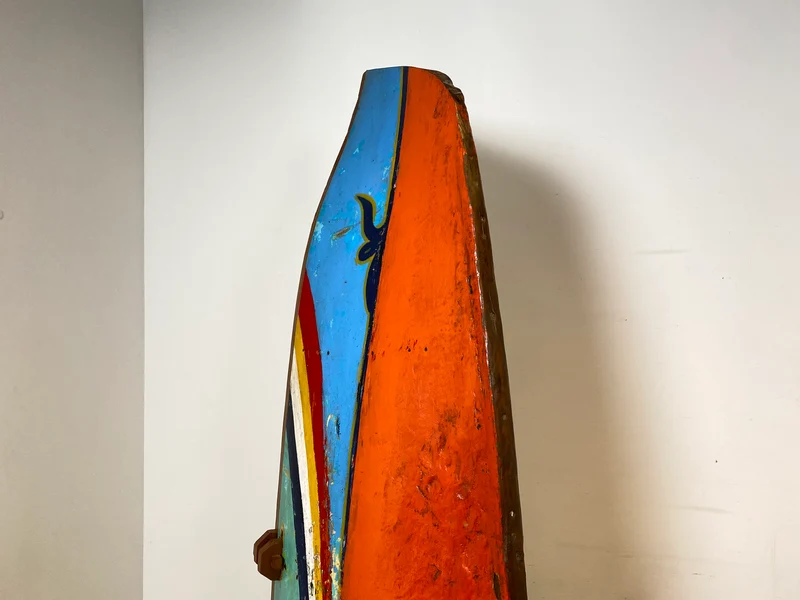 Boatwood by WMK I Einzigartige Vitrine handgefertigt aus altem Fischerboot